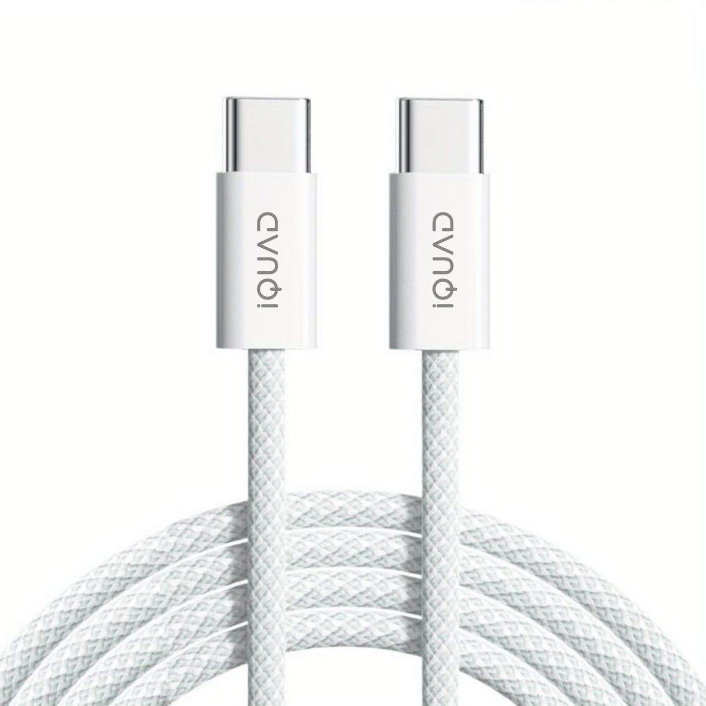 iQuad 65W Super Fast Charging C to C Braided Cable For Premium Mobiles