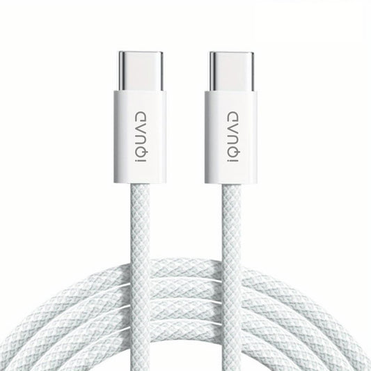 iQuad 65W Super Fast Charging C to C Braided Cable For Premium Mobiles