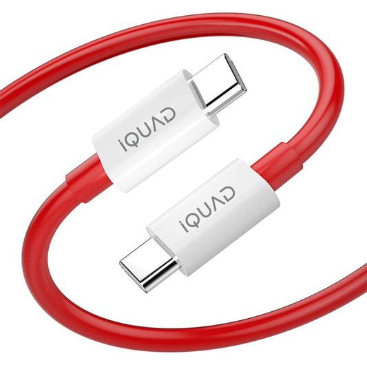 iQUAD 65W Super Fast Charging C to C Cable For Premium Mobiles
