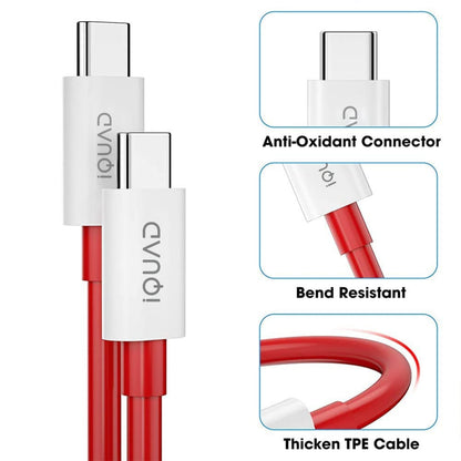 iQUAD 65W Super Fast Charging C to C Cable For Premium Mobiles