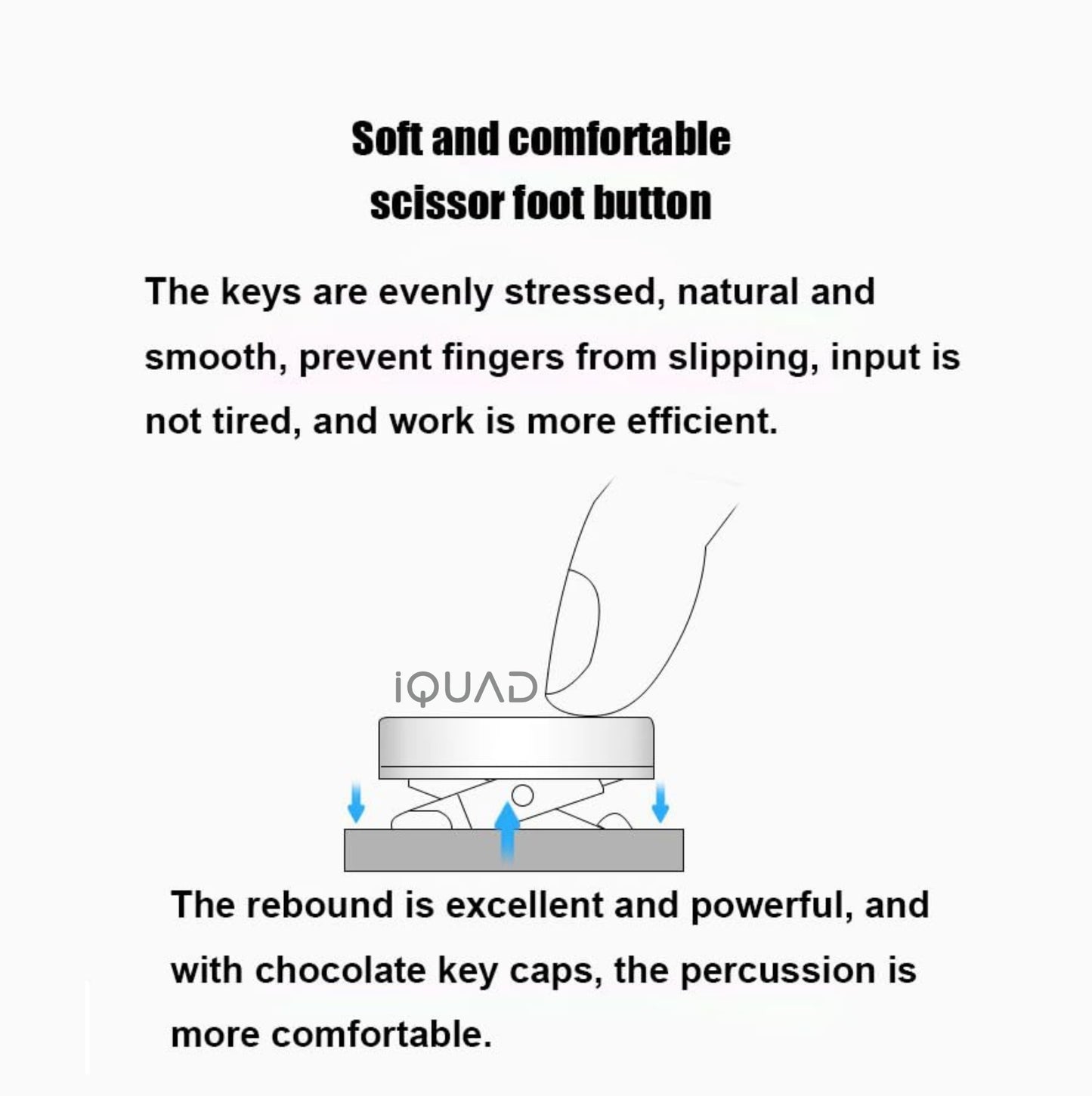 iQUAD Foldable Bluetooth Keyboard with Touchpad