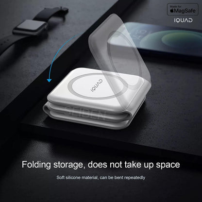 iQUAD 3 in 1 Wireless Charging Station – Fast Charging Stand for Phone, Watch & Earbuds