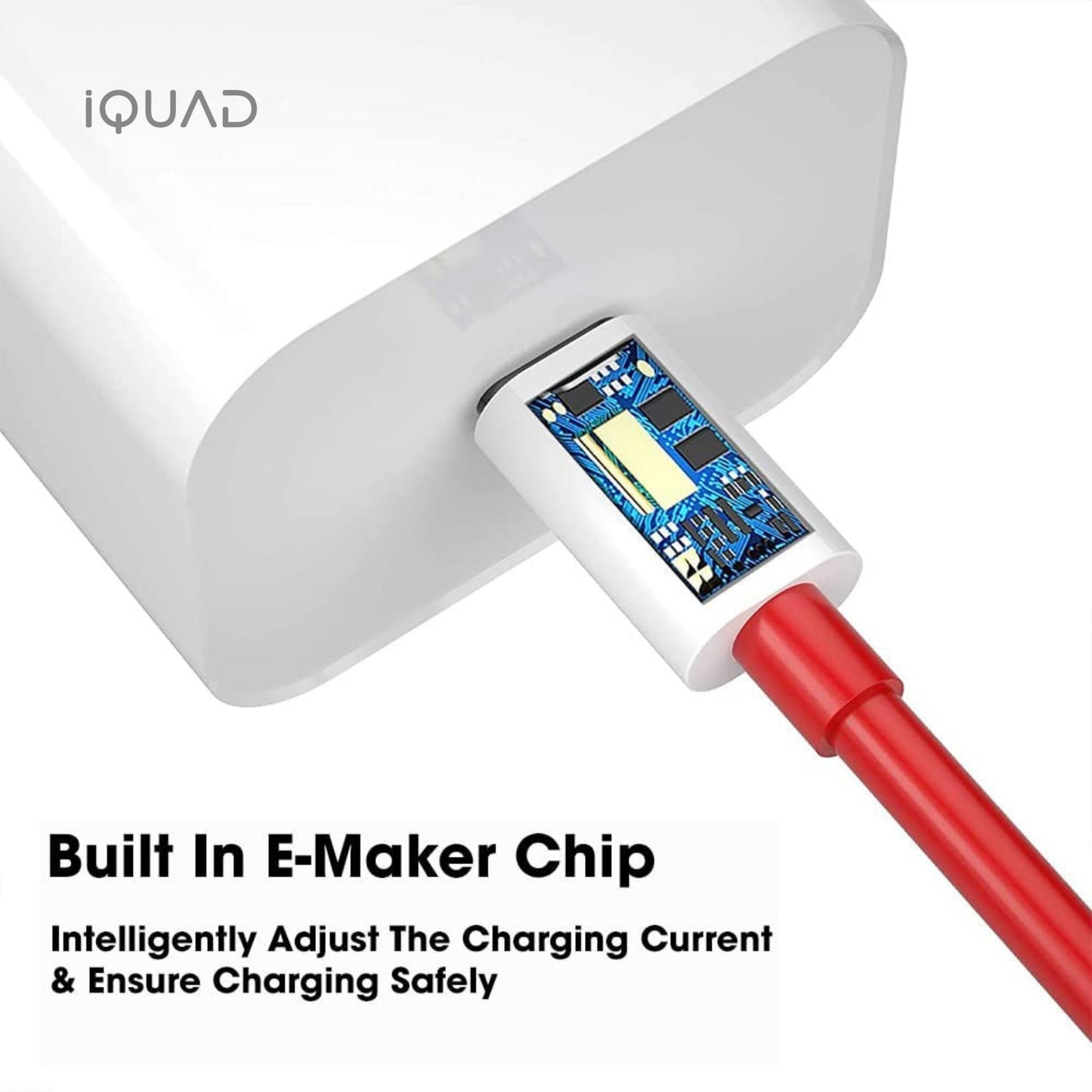 iQUAD 65W Super Fast Charging C to C Cable For Premium Mobiles