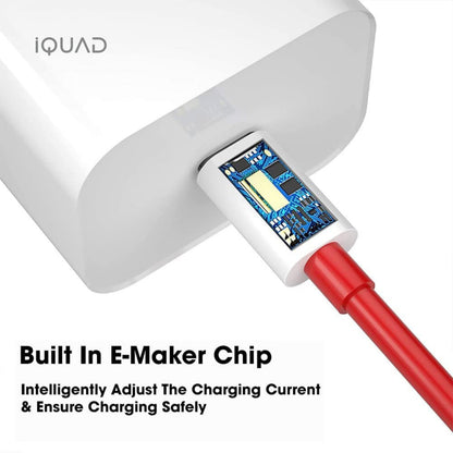 iQUAD 65W Super Fast Charging C to C Cable For Premium Mobiles